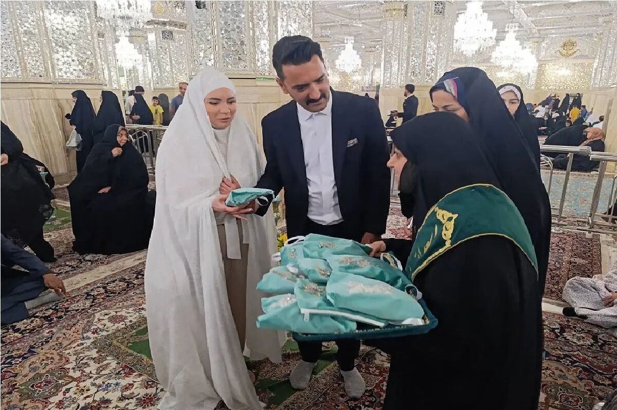 بارگاه رضوی میزبان آغاز زندگی مشترک زوج‌های جوان