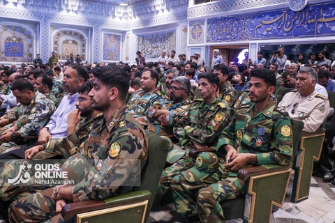 گزارش تصویری | گرامیداشت سپهبد شهید حاج محمد پاکپور در حرم مطهر رضوی