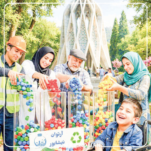 درباره ایمان لطفی و کار ارزشمندش در شهر نیشابور برای کمک به کار خیر و محیط زیست/ چرخ‌هایی که با «در بطری» می‌چرخند