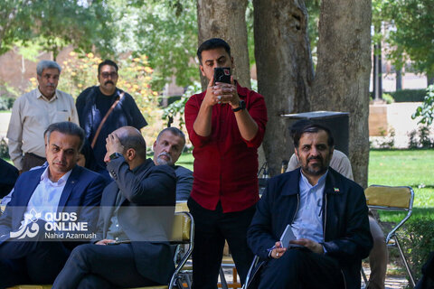 گزارش تصویری | برگزاری نشست خبری استاندار خراسان رضوی در آرامگاه فردوسی