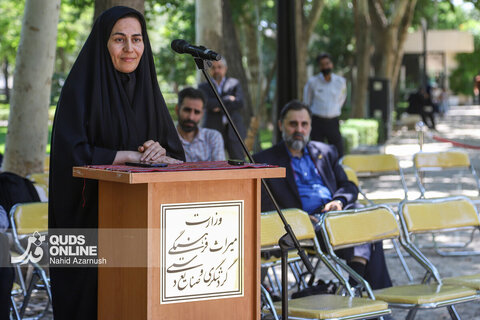 گزارش تصویری | برگزاری نشست خبری استاندار خراسان رضوی در آرامگاه فردوسی