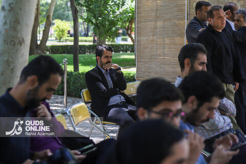 گزارش تصویری | برگزاری نشست خبری استاندار خراسان رضوی در آرامگاه فردوسی