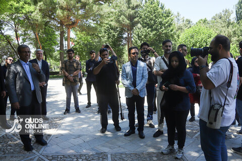 گزارش تصویری | برگزاری نشست خبری استاندار خراسان رضوی در آرامگاه فردوسی