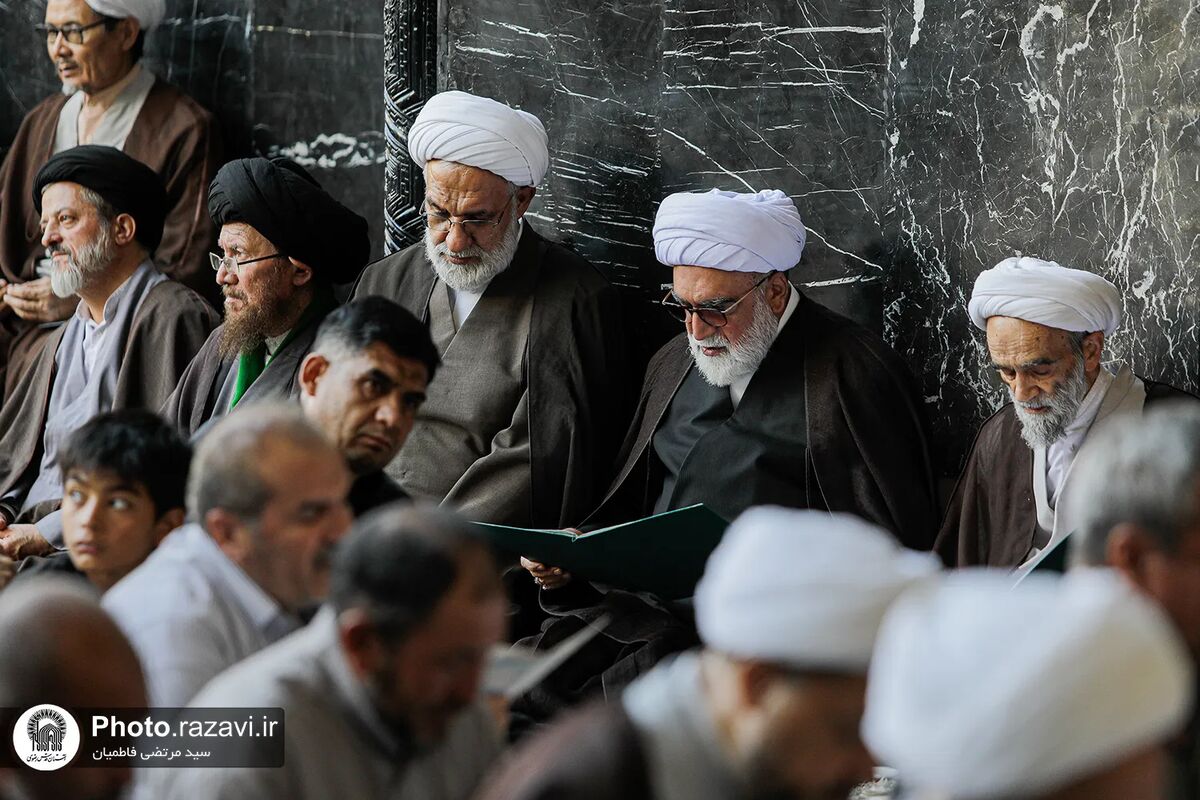 مراسم بزرگداشت آیت الله فیاض؛ با حضور تولیت آستان قدس رضوی و جمعی از علما و فضلا برگزار شد/ پاسداشت فقیهی زمان‌شناس و بصیر