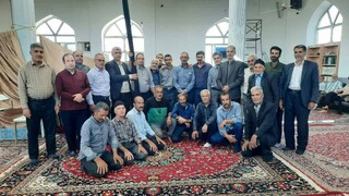 آیین سنتی علم بندان در روستای نظام آباد شهرستان بردسکن برگزار شد
