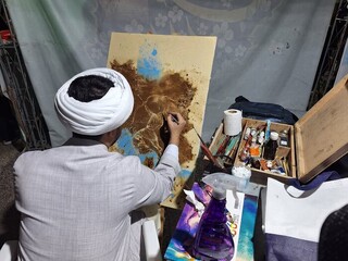 فیلم | هنرمندان، جنگ را نقالی کنند