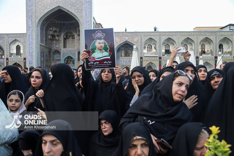 گزارش تصویری | آیین سنتی اذن عزا در حرم مطهر رضوی