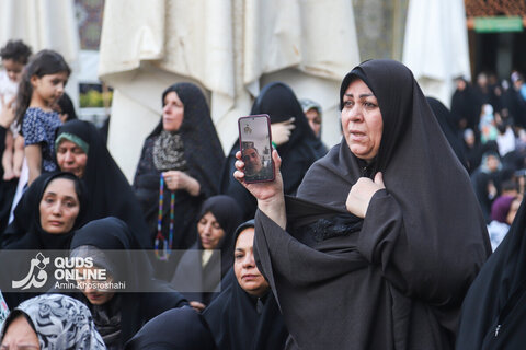 گزارش تصویری | آیین سنتی اذن عزا در حرم مطهر رضوی