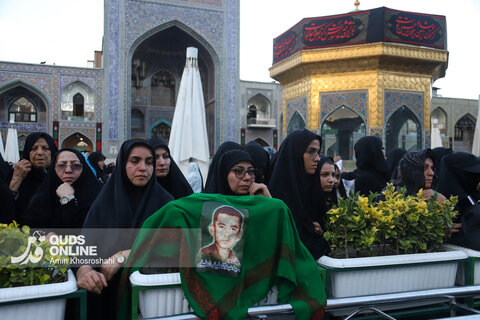 گزارش تصویری | آیین سنتی اذن عزا در حرم مطهر رضوی