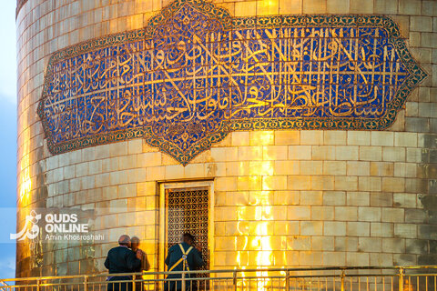 گزارش تصویری | آیین سنتی اذن عزا در حرم مطهر رضوی