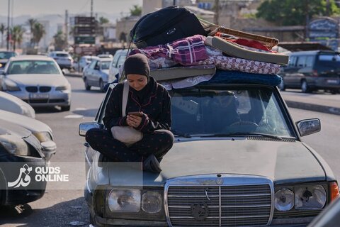 عکس | بازگشت لبنانی‌ها به خانه‌های ویران شده خود توسط اسرائیل، پس از توافق اولیه ایران و آمریکا