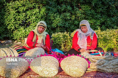 همایش حصیربافی در روستای فشتکه-گیلان