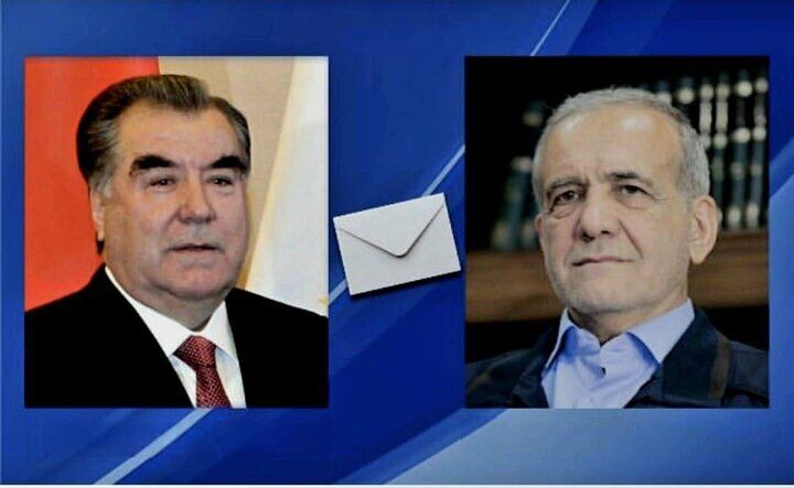 پیام تبریک رئیس جمهوری تاجیکستان به پزشکیان