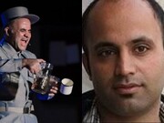 علی اصغری و هفت شخصیتی که در نمایش «مونولوگاتیف» بازی می‌کنند