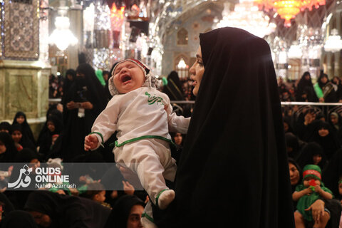 گزارش تصویری | مراسم شیرخوارگان حسینی در حرم مطهر رضوی