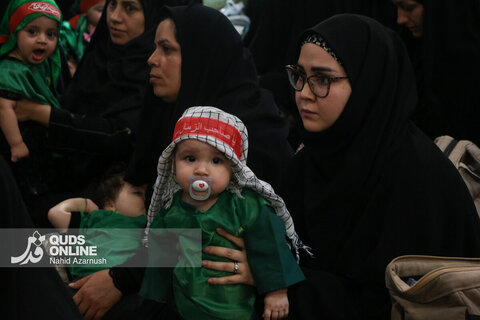 گزارش تصویری | مراسم شیرخوارگان حسینی در حرم مطهر رضوی