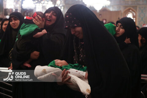 گزارش تصویری | مراسم شیرخوارگان حسینی در حرم مطهر رضوی