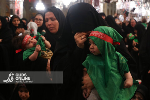 گزارش تصویری | مراسم شیرخوارگان حسینی در حرم مطهر رضوی