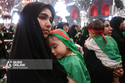 گزارش تصویری | مراسم شیرخوارگان حسینی در حرم مطهر رضوی