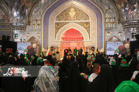 گزارش تصویری | مراسم شیرخوارگان حسینی در حرم مطهر رضوی