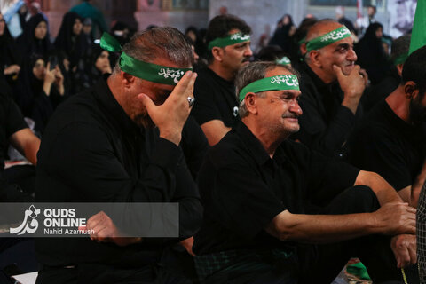 گزارش تصویری | عزاداری سنتی شب ششم محرم در «حسینیه حرم»