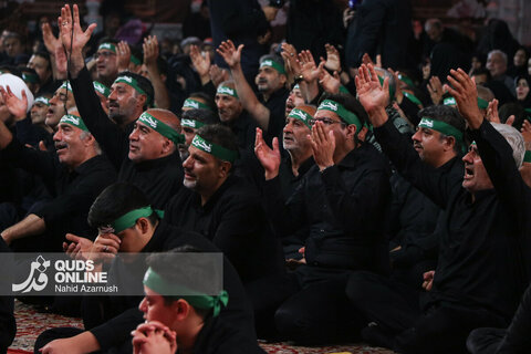 گزارش تصویری | عزاداری سنتی شب ششم محرم در «حسینیه حرم»