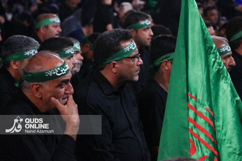 گزارش تصویری | عزاداری سنتی شب ششم محرم در «حسینیه حرم»