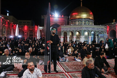 گزارش تصویری | عزاداری سنتی شب ششم محرم در «حسینیه حرم»