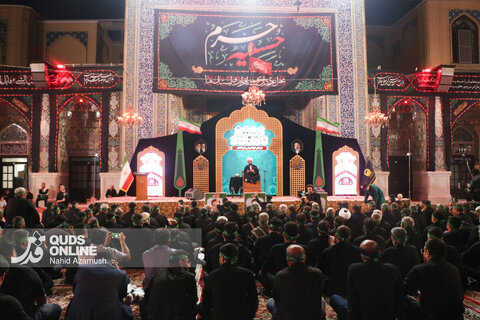گزارش تصویری | عزاداری سنتی شب ششم محرم در «حسینیه حرم»