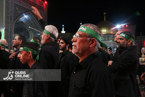 گزارش تصویری | عزاداری سنتی شب ششم محرم در «حسینیه حرم»