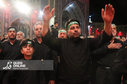 گزارش تصویری | عزاداری سنتی شب ششم محرم در «حسینیه حرم»
