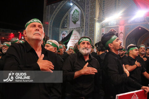 گزارش تصویری | عزاداری سنتی شب ششم محرم در «حسینیه حرم»
