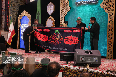 گزارش تصویری | عزاداری سنتی شب ششم محرم در «حسینیه حرم»