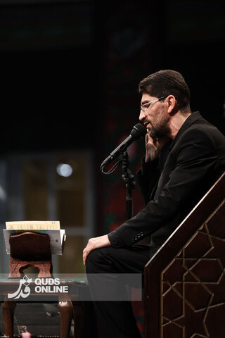 گزارش تصویری | اولین شب مراسم عزاداری ماه محرم در جوار محل عروج ملکوتی قائد شهید انقلاب