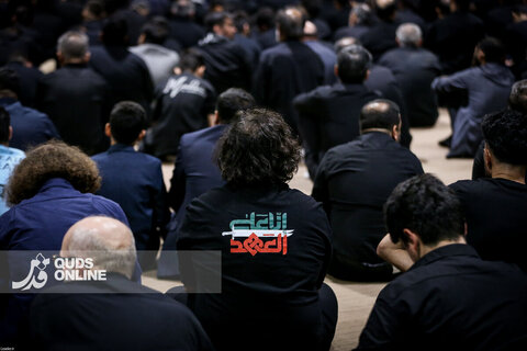 گزارش تصویری | اولین شب مراسم عزاداری ماه محرم در جوار محل عروج ملکوتی قائد شهید انقلاب