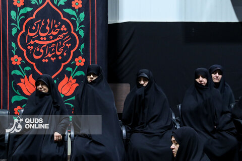 گزارش تصویری | اولین شب مراسم عزاداری ماه محرم در جوار محل عروج ملکوتی قائد شهید انقلاب