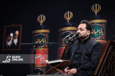 گزارش تصویری | دومین شب از مراسم عزاداری محرم از طرف رهبر انقلاب در جوار محل عروج قائد شهید