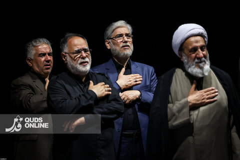 گزارش تصویری | دومین شب از مراسم عزاداری محرم از طرف رهبر انقلاب در جوار محل عروج قائد شهید