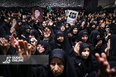 گزارش تصویری | دومین شب از مراسم عزاداری محرم از طرف رهبر انقلاب در جوار محل عروج قائد شهید