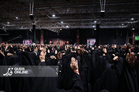 گزارش تصویری | دومین شب از مراسم عزاداری محرم از طرف رهبر انقلاب در جوار محل عروج قائد شهید
