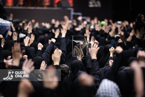 گزارش تصویری | دومین شب از مراسم عزاداری محرم از طرف رهبر انقلاب در جوار محل عروج قائد شهید