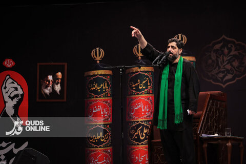 گزارش تصویری | دومین شب از مراسم عزاداری محرم از طرف رهبر انقلاب در جوار محل عروج قائد شهید