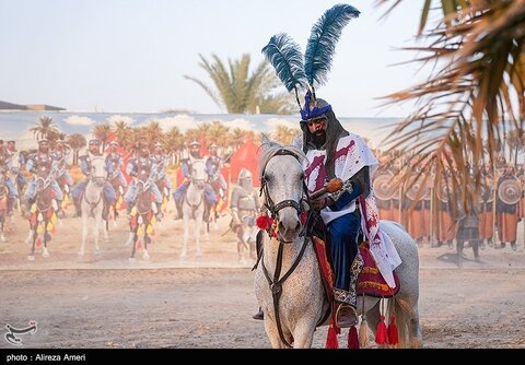 گزارش تصویری | تعزیه شهادت حر ابن ریاحی در لامرد - فارس