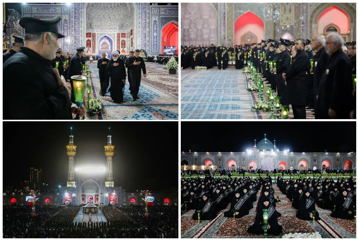 تغییر متن آیین تاریخی خطبه‌خوانی شب عاشورا در حرم رضوی
