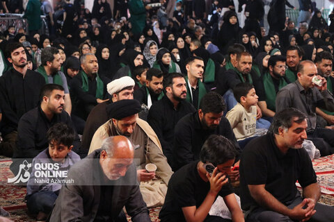 گزارش تصویری | عزاداری سنتی شب نهم محرم در «حسینیه حرم»