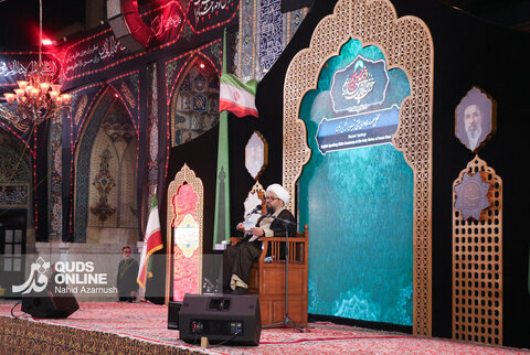گزارش تصویری | عزاداری سنتی شب نهم محرم در «حسینیه حرم»