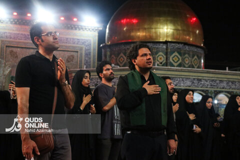 گزارش تصویری | عزاداری سنتی شب نهم محرم در «حسینیه حرم»