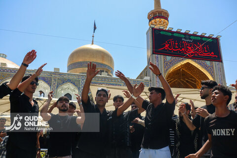 گزارش تصویری | عزاداری تاسوعای حسینی در حرم امام رضا(ع)