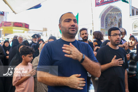 گزارش تصویری | عزاداری تاسوعای حسینی در حرم امام رضا(ع)