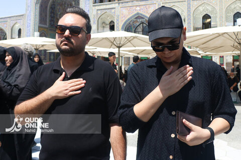 گزارش تصویری | عزاداری تاسوعای حسینی در حرم امام رضا(ع)